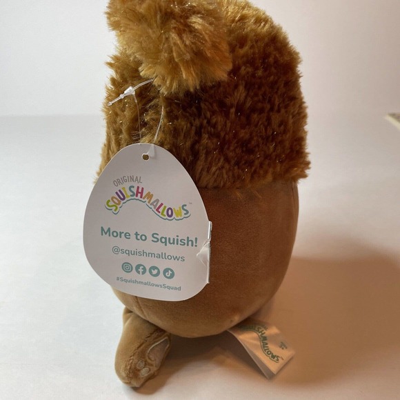 Squishmallows Benny the Bigfoot Yeti with Gold Sparkle Hair 7.5” stuffed toy - Picture 5 of 6